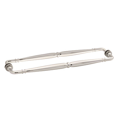 CRL Polished Nickel Victorian Style 18" Back-to-Back Towel Bar