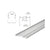CRL Silver Metallic 241" Top Rail Infill for Pickets