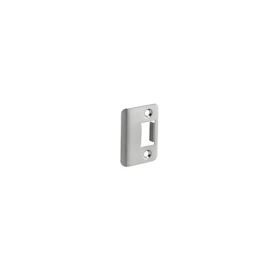 Adams Rite® Brushed Stainless Frame Lock Strike for Inactive Door Stile