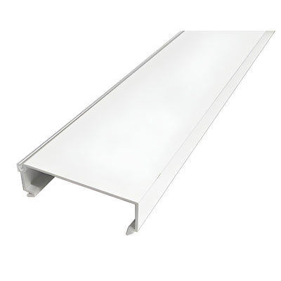 CRL-U.S. Aluminum White KYNAR® Paint Interior Glass Stop - 24'-2"
