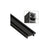 CRL Matte Black NH2 Header Mount Saddle for Sidelite Rails