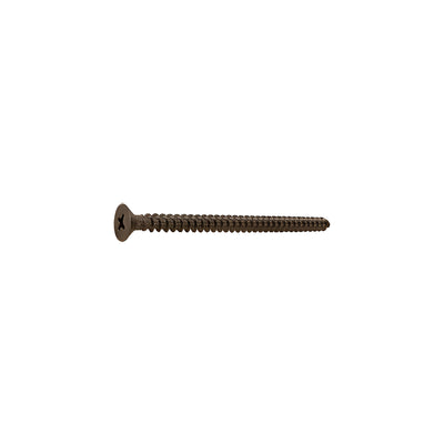 CRL Oil Rubbed Bronze 10 x 3" Wall Mounting Flat Head Phillips Sheet Metal Screws