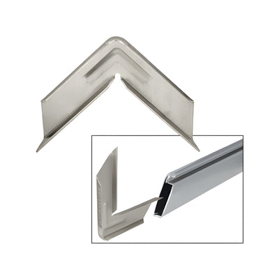 CRL Aluminum Screen Frame Corners For 7/16" WSF1257 Screen Frames