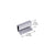 CRL Chrome Finger Grip Strike Plate