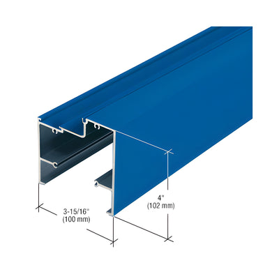 CRL-U.S. Aluminum 4" x 4" Bulkhead, Custom Paint - 24'-2"