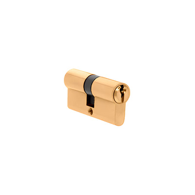 CRL Polished Brass Extended Length Keyed Cylinder/Cylinder