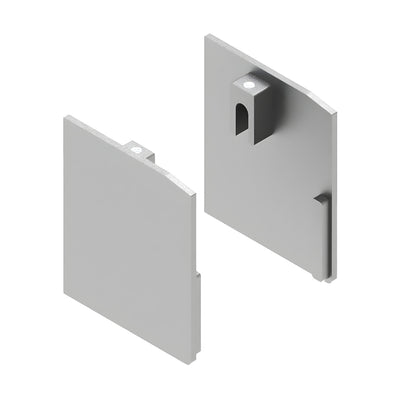 CRL512 Satin Anodized Wall Mount Kit End Cap