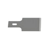 A flat, metal CRL Super Scraper blade with a mounting slot shown against a plain background.