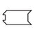 CRL-U.S. 8 in 90° Captured Corner Mullion Adapter, Clear Anodized