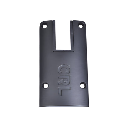 CRL DRX™ 4" Black Bronze Anodized Square End Cap with Filler