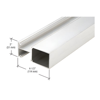 CRL-U.S. Aluminum White KYNAR® Paint Vertical Mullion - 24'-2"