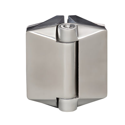 CRL Brushed Stainless Glass-To-Glass Mount Polaris 125 Series Soft Close Gate Hinge