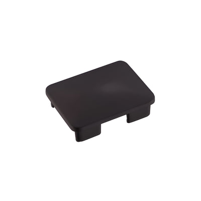 CRL Matte Bronze Rectangular AWS Post Cap for 180 Degree Center or End Post