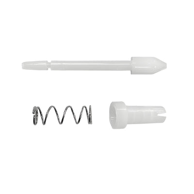 CRL White Nylon Plunger Latches for 3/4" x 3/8" or 7/16" Frame - Bulk