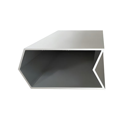 CRL-U.S. Aluminum Clear Anodized 135º Inside/Outside Structural Silicone Glaze Corner Mullion - 24'-2"
