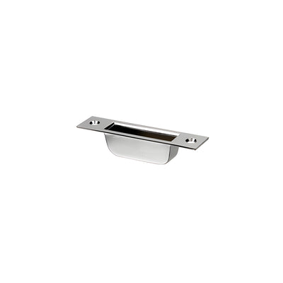 CRL Polished Stainless Finish "Easy Clean" European Style Bottom Keeper With Mounting Plate