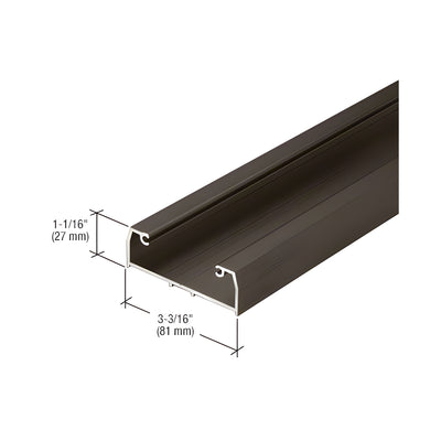 CRL-U.S. Aluminum Bulkhead Sill Shoe for 1S440 and S450, Bronze Black Anodized - 24'-2"