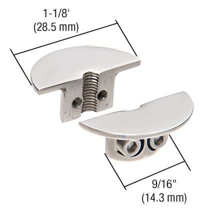 CRL Brushed Stainless Steel Drill-Thru Shelf Support Bracket