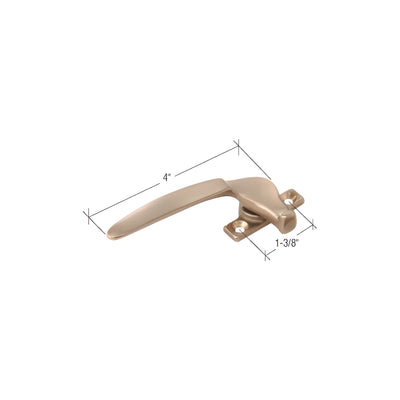CRL Satin Brass Cam Handle - Left Hand