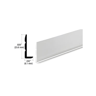 CRL Brite Anodized Aluminum 3/16" L-Bar Extrusion