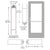 CRL-U.S. Aluminum Class Anodized Custom Single Series 550 Wide Stile Offset Pivot Entrance Door for Overhead Concealed Door Closer