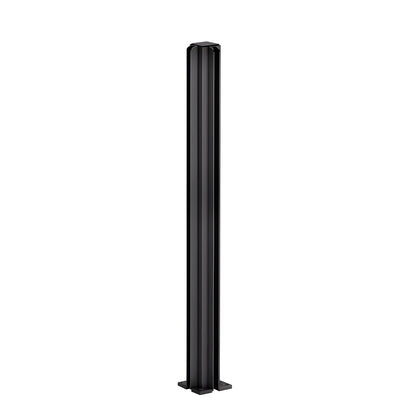 CRL Duranodic Bronze 24" Corner Design Series Partition Post