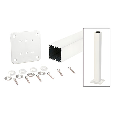 CRL Sky White 200, 300, 350, and 400 Series 36" Surface Mount Post Kit