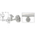 CRL Brushed Stainless Manhattan Series Glass Mounted Hand Rail Bracket