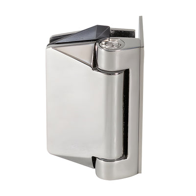 CRL Polished Stainless Wall Mount Polaris 125 Series Soft Close Gate Hinge