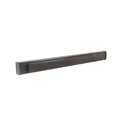CRL Dark Bronze 36" Jackson® 1285 Push Pad Concealed Vertical Rod Left Hand Reverse Bevel Panic Exit Device