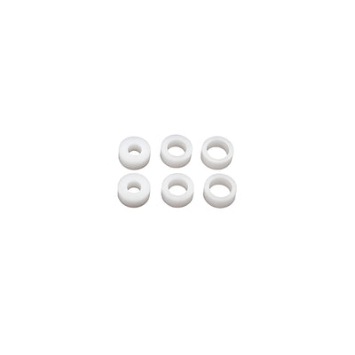 CRL White Bushing Spacer Pack - 6/Pk