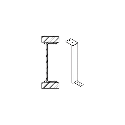 CRL-U.S. Aluminum 6 PSI Steel Stiffener- 10'
