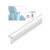 CRL Clear Copolymer Strip for T-Joint Junctions Where 3 Glass Panels Meet - 12.8mm Laminated Glass