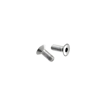 CRL Polished Stainless Replacement Screw Pack for Concealed Wood Mount Hand Rail Brackets - M6 x 1mm x 5/8"