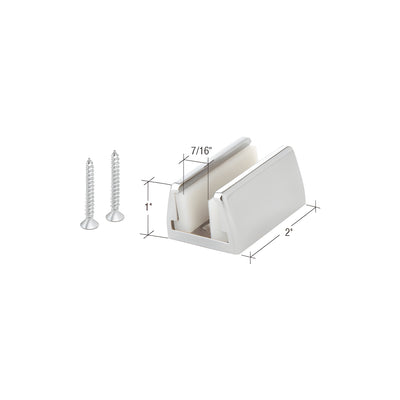 CRL Polished Chrome Hydroslide Sliding Door Floor Guide Kit