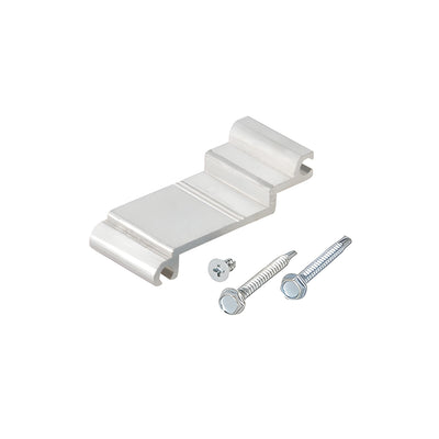 CRL-U.S. Aluminum Inside Glaze Shear Blocks with Screws- 20/ Pk