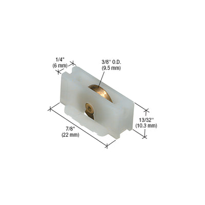 CRL 3/8" Brass Sling Window Roller for Better-Bilt Aluminum and Elco Windows