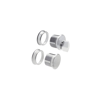 CRL Brushed Stainless Thumbturn and Dummy Combo