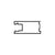 CRL-U.S. Aluminum Custom KYNAR® Paint Active Door Meeting Stile for 9/16" Glass - 21'-2"