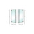 CRL-Blumcraft® Polished Stainless Left Hand Reverse Glass Mount "F" Exterior Dummy Handle