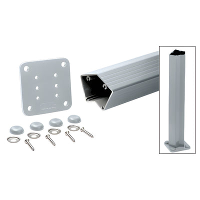 CRL Mill 200, 300, 350, and 400 Series 36" Long 135 Degree Surface Mount Post Kit