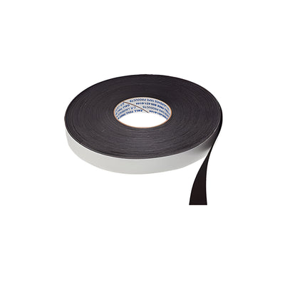 CRL Black 1" Wide Moleskin Channel Liner - Solid