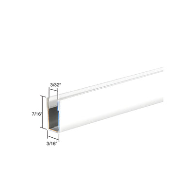 CRL White Standard Storm Window Frame for Single Strength Glass