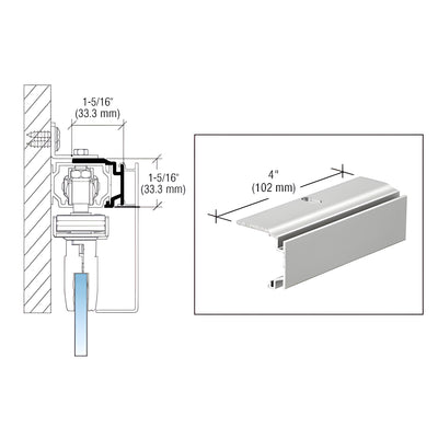CRL50 Series Track Cover Spacer