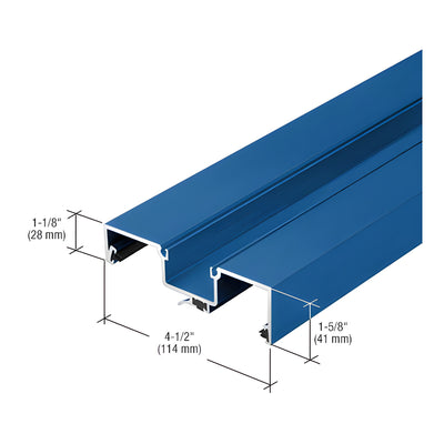 CRL-U.S. Aluminum Custom KYNAR® Paint Rotating Mullion, Thermally Improved - 24'-2"