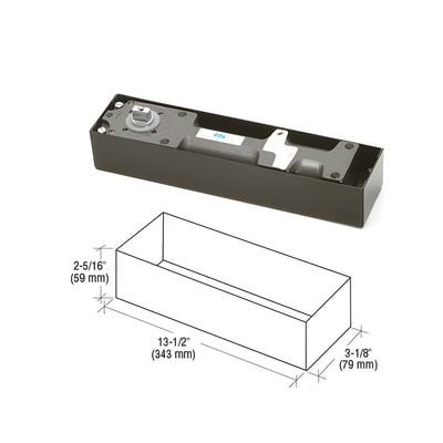 CRL180º No Hold Open Size 4 Spring Heavy Weight Floor Mounted Door Closer