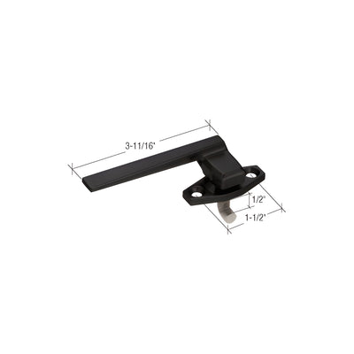 CRL Black Left Hand Cam Handle Lock