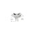 CRL Chrome Anodized Aluminum Three-Way 120 Degree Glass Connector