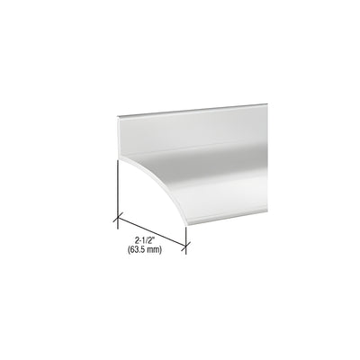 CRL Aluminum 72" Rain Drip 2-1/2" x 5/8"