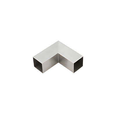CRL Brushed Stainless 90 Degree Horizontal Corner for 1-1/2" Square Hand Railing